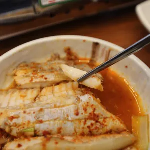 어머니와고등어 사진