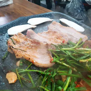 목우촌 부추삼겹살 사진