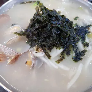 대머리칼국수 사진
