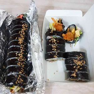 봄꽃김밥 사진