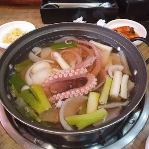 박속낙지 & 회 사진