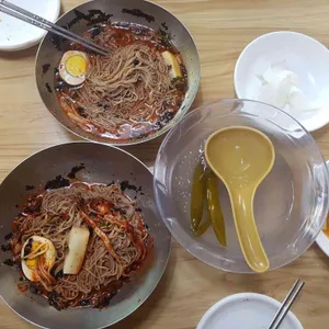 공항 메밀 국수 리뷰 사진