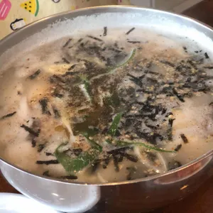 장미칼국수 사진