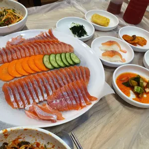 평창송어횟집 사진