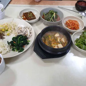 다래보리정식 사진
