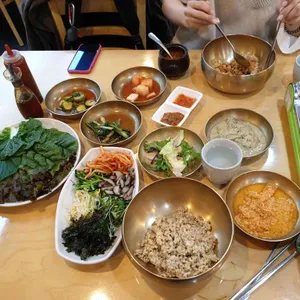 청국장과보리밥 사진