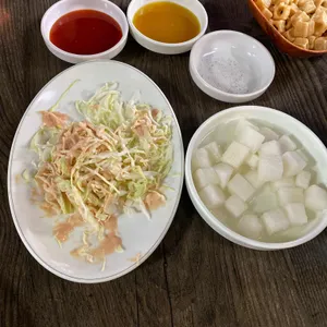 참나무로 바베큐 사진