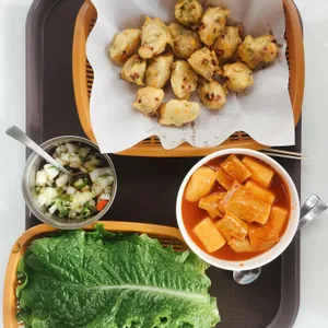 현완단겸 상추튀김 사진