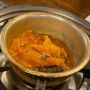 순두부와 삼겹살 사진