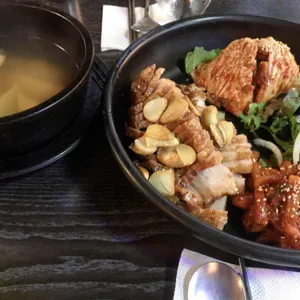 미러볼 밥술상 사진