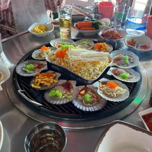 을왕리 해송 조개구이 사진