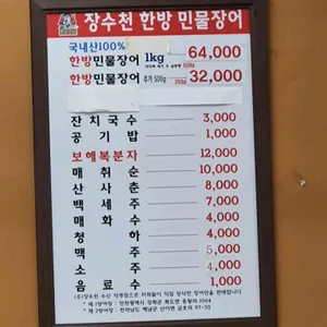 장수천 한방민물장어 리뷰 사진
