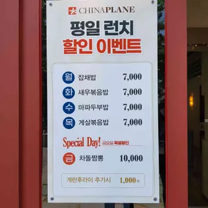 차이나플레인  리뷰 사진