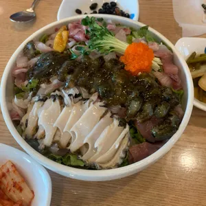 청초수물회 사진