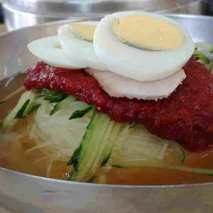 밀면전문점 리뷰 사진