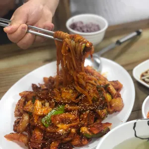 밀가손칼국수 사진