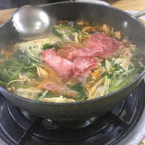 황소 유황오리 사진