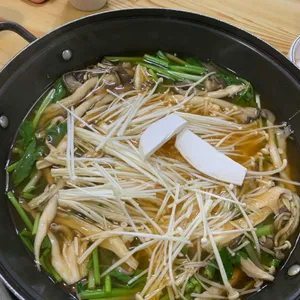 황소 유황오리 사진