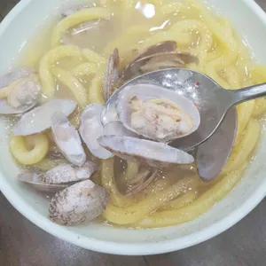 황도바지락칼국수 사진