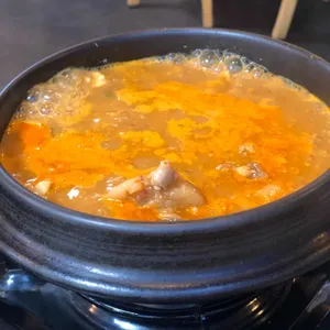 청국장과보리밥 사진