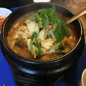 대합탕 수제비 실내포장마차 사진