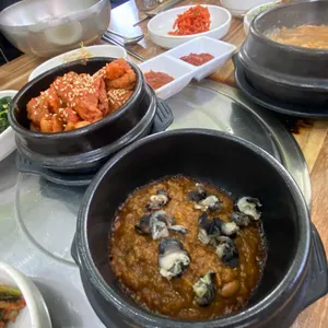 풀잎보리쌈밥생고기 사진