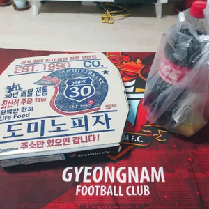 도미노피자 리뷰 사진