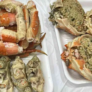 아빠가잡아온붉은대게 사진
