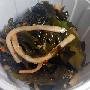 홍칼국수와 감자탕 사진