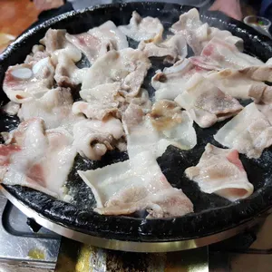 온천돌구이 사진