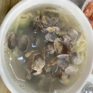 옛날바지락손칼국수 사진