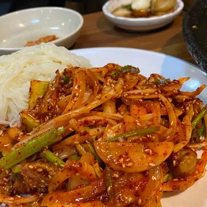 솥뚜껑철판파전 사진