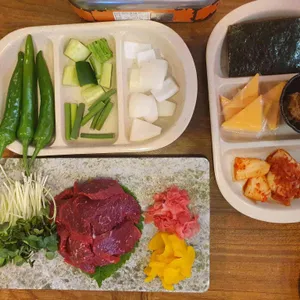 역전육회 사진