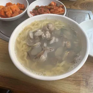 옛날바지락손칼국수 사진