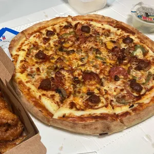 도미노피자 리뷰 사진