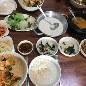 보성 순두부 보리밥 보쌈 사진