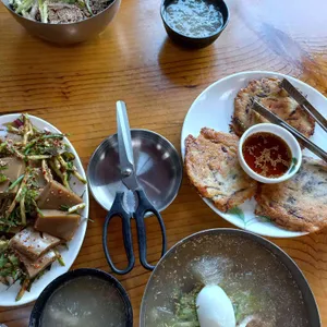 파로호 백가네 칡냉면 사진