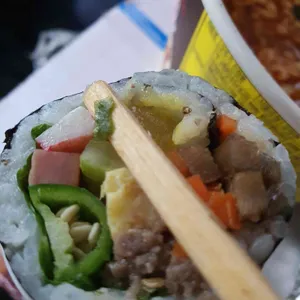 민들레김밥 사진