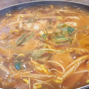 의정부 부대찌개 & 배부른 생오리 사진