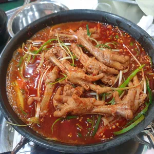 숯불불타는닭발 사진