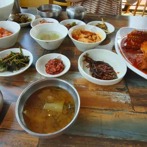 둥근상시골집 사진