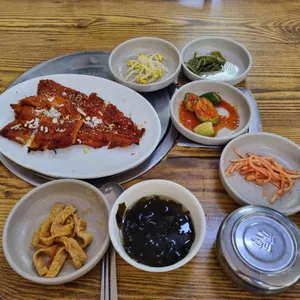 진부령 황태촌 사진