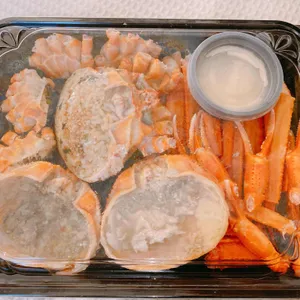 아빠가잡아온붉은대게 사진