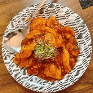중식당 후 사진
