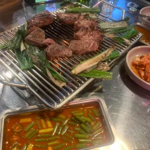 마장 부속고기 꼼장어 사진