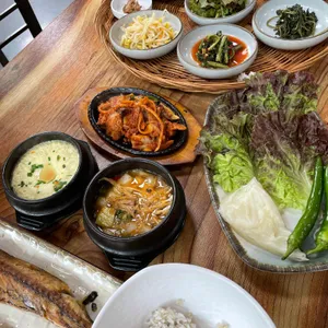 용문산보리밥 사진