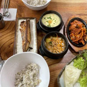 용문산보리밥 사진