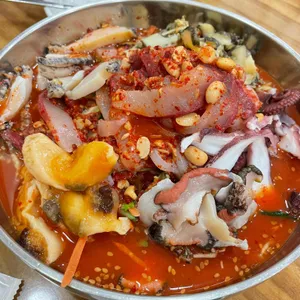 산지물 사진