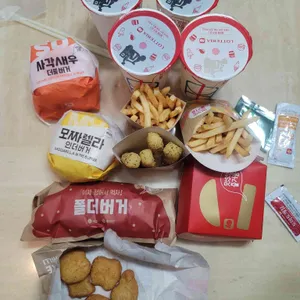 롯데리아 리뷰 사진