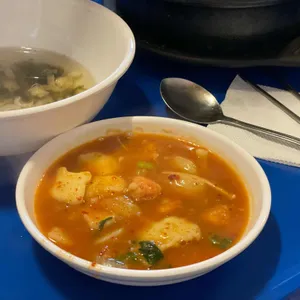 대합탕 수제비 실내포장마차 사진
